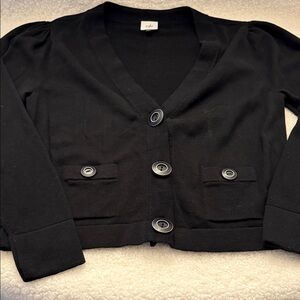 CAbi Classic Black Knit Sweater